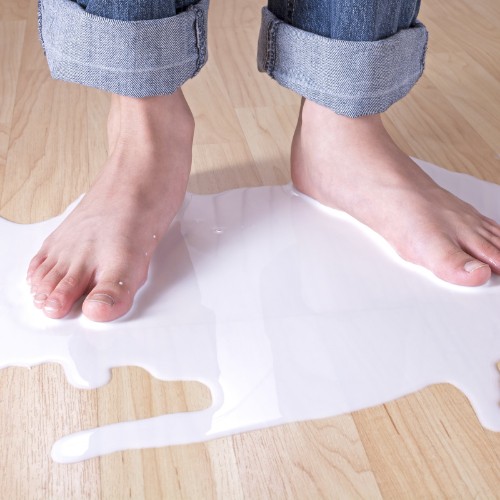 spilled milk on vinyl floor | Mill Direct Floor Coverings